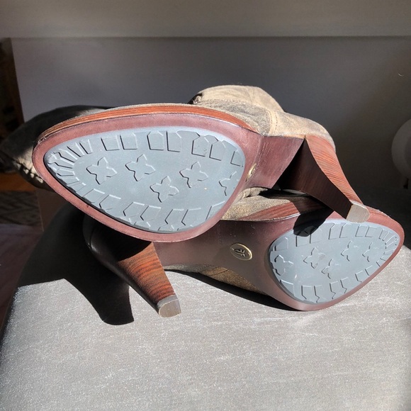 Frye Harlow Campus Leather Boots Brown NWOT size 8 - Picture 4 of 8